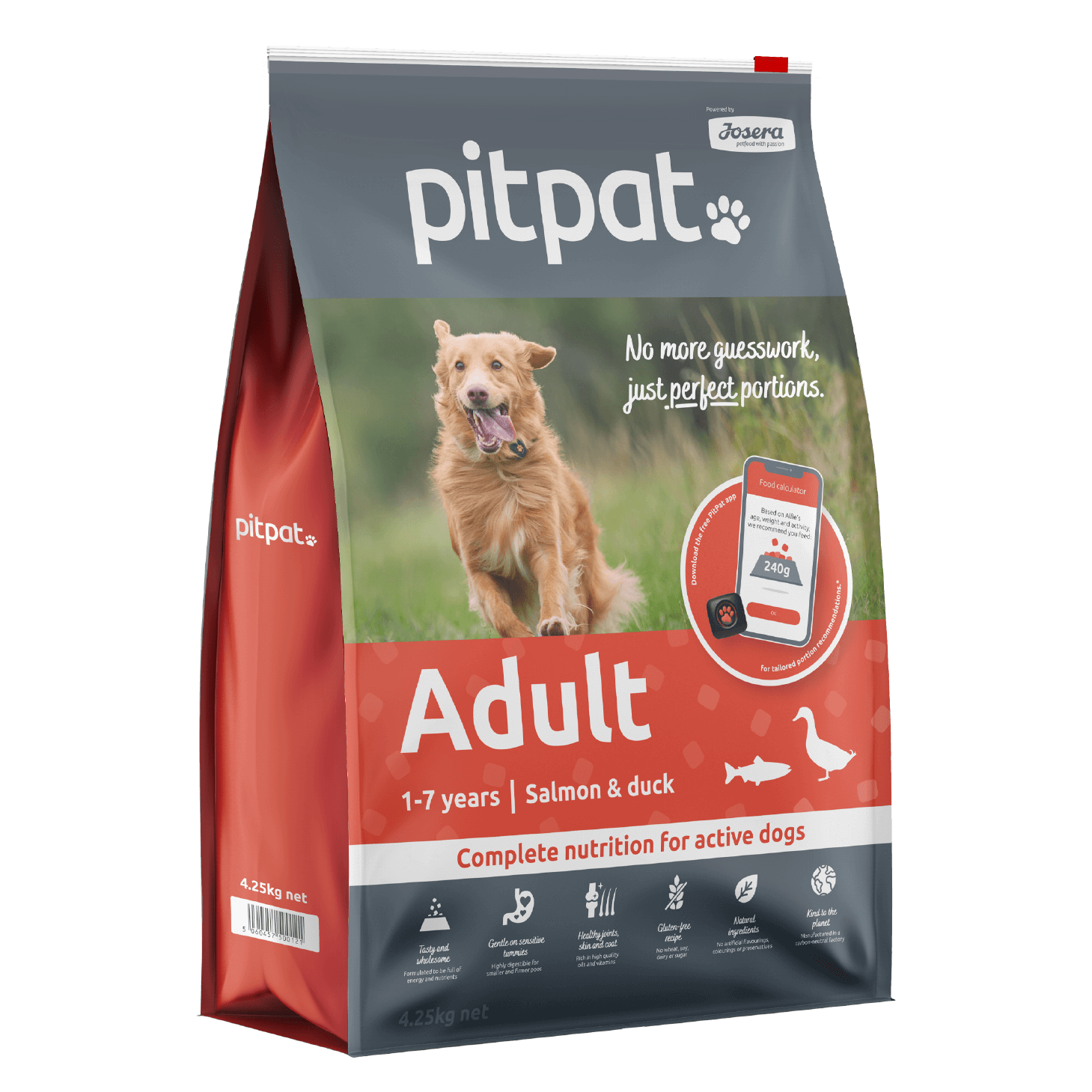 A bag of PitPat Adult food